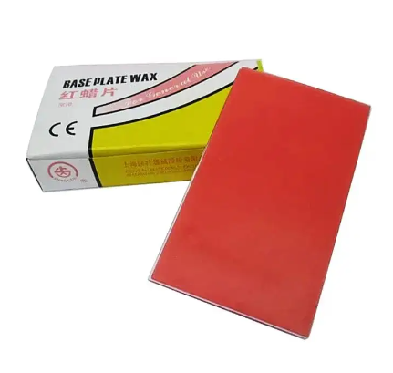 Cera de moldeo de material dental para tallar cera de placa Base roja