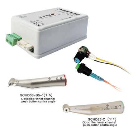 Accesorios para sillón dental Sistemas de pieza de mano LED con micromotor eléctrico dental incorporado