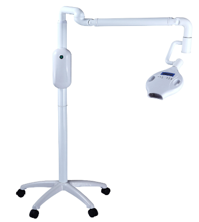 Máquina de blanqueamiento dental con soporte dental y brazo giratorio con lámpara LED láser